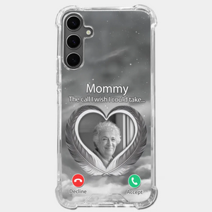 Custom Photo A Little Something To Make You Feel Connected - Memorial Personalized Custom Clear Phone Case - Sympathy Gift For Family Members