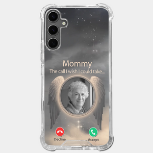 Custom Photo Because Their Love Continues To Guide You - Memorial Personalized Custom Clear Phone Case - Sympathy Gift For Family Members