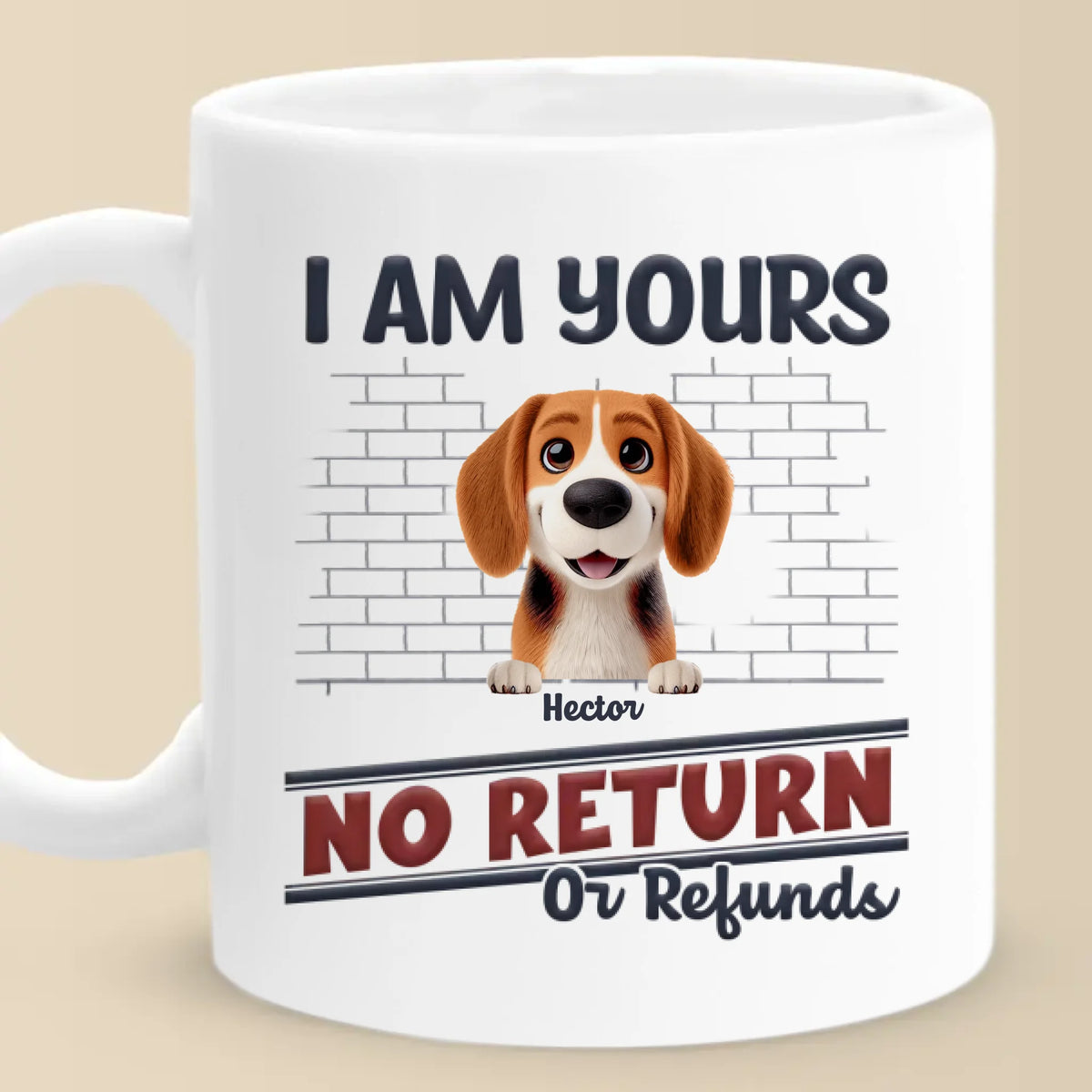 Life With Dogs, One Way Only - Dog Personalized Custom Mug - Gift For Pet Owners, Pet Lovers