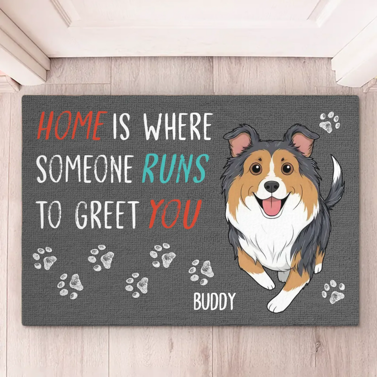 Dogs Make Everything Better - Dog Personalized Custom Home Decor Decorative Mat - House Warming Gift For Pet Owners, Pet Lovers