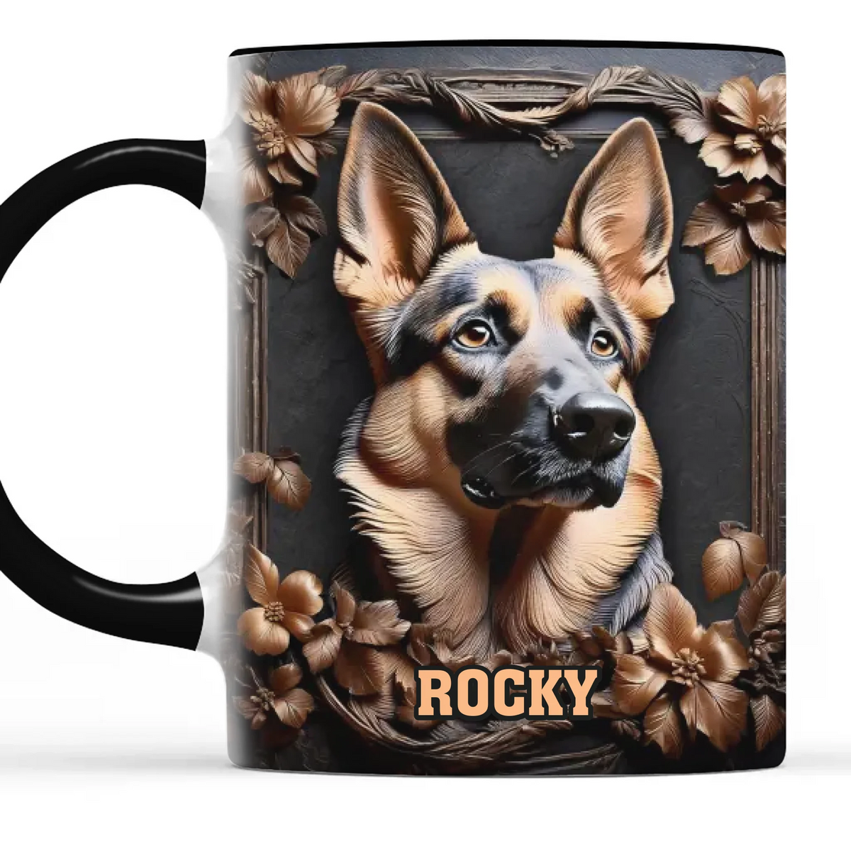 Strong, Smart And Always Ready - Dog Personalized Custom 3D Inflated Effect Printed Accent Mug - Gift For Pet Owners, Pet Lovers