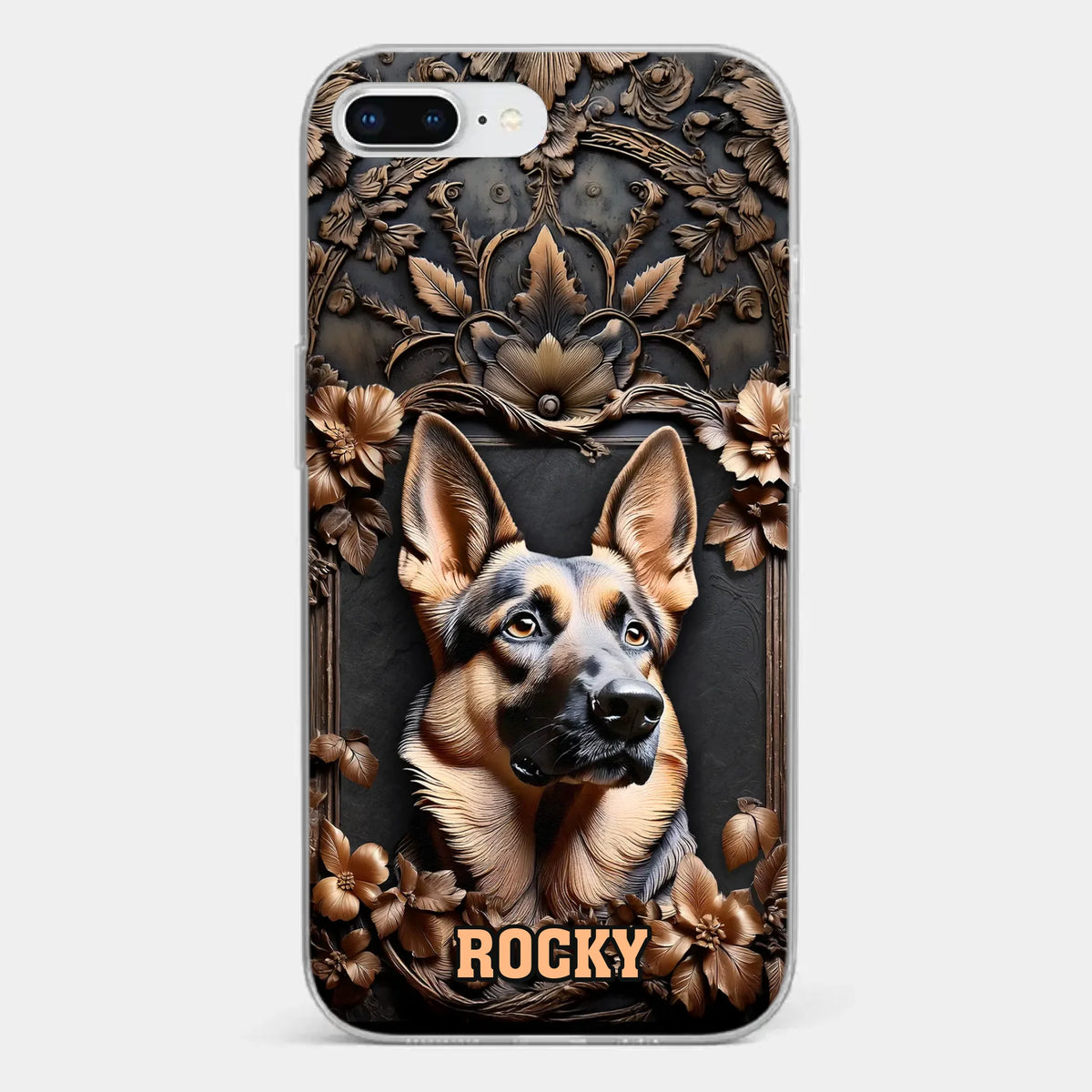Pet Is Loyal Friend For Life - Dog Personalized Custom 3D Inflated Effect Printed Clear Phone Case - Gift For Pet Owners, Pet Lovers