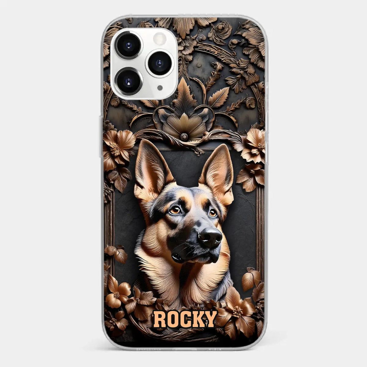 Pet Is Loyal Friend For Life - Dog Personalized Custom 3D Inflated Effect Printed Clear Phone Case - Gift For Pet Owners, Pet Lovers