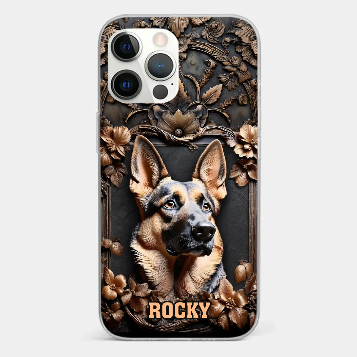 Pet Is Loyal Friend For Life - Dog Personalized Custom 3D Inflated Effect Printed Clear Phone Case - Gift For Pet Owners, Pet Lovers