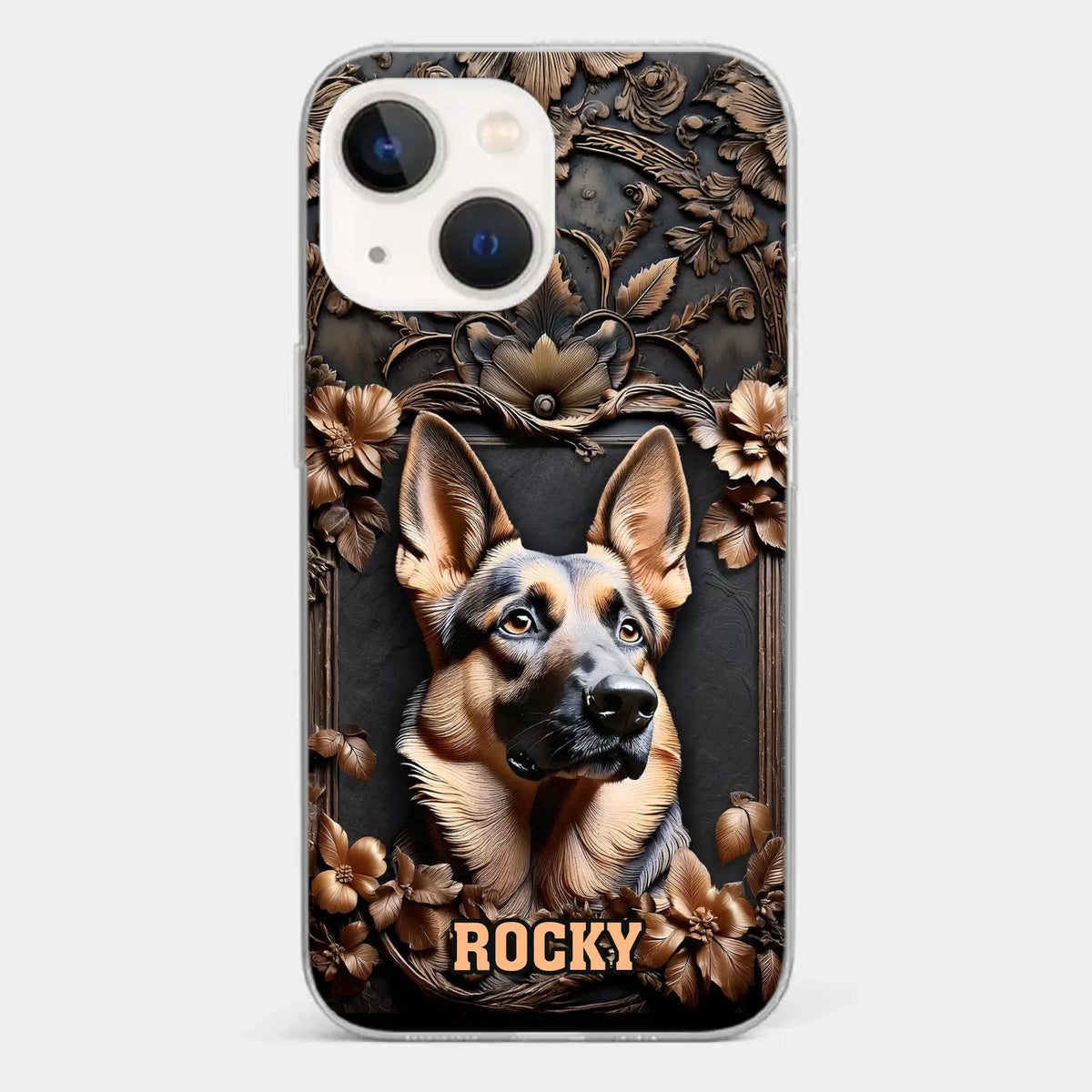 Pet Is Loyal Friend For Life - Dog Personalized Custom 3D Inflated Effect Printed Clear Phone Case - Gift For Pet Owners, Pet Lovers