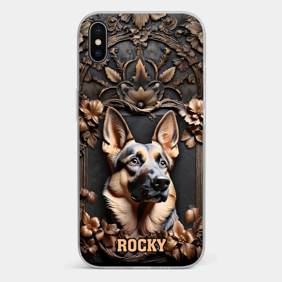 Pet Is Loyal Friend For Life - Dog Personalized Custom 3D Inflated Effect Printed Clear Phone Case - Gift For Pet Owners, Pet Lovers