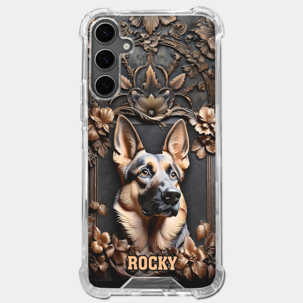Pet Is Loyal Friend For Life - Dog Personalized Custom 3D Inflated Effect Printed Clear Phone Case - Gift For Pet Owners, Pet Lovers