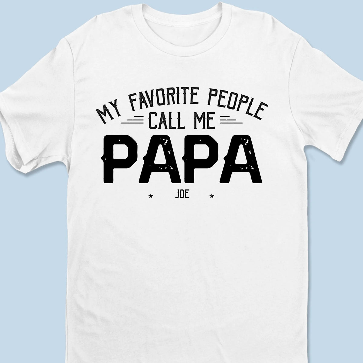 Being Papa Is My Greatest Blessing -  Family Personalized Custom Unisex T-Shirt, Premium T-shirt, Hoodie - Father's Day Gift For Dad, Grandpa