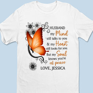 We Are Bound By Love And Wings - Memorial Personalized Custom Unisex T-shirt, Premium T-shirt, Hoodie - Sympathy Gift For Family Members