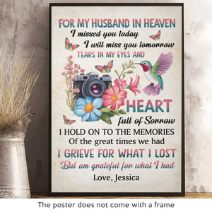 Memories Keep Us Together - Memorial Personalized Custom Vertical Poster - Sympathy Gift For Family Members