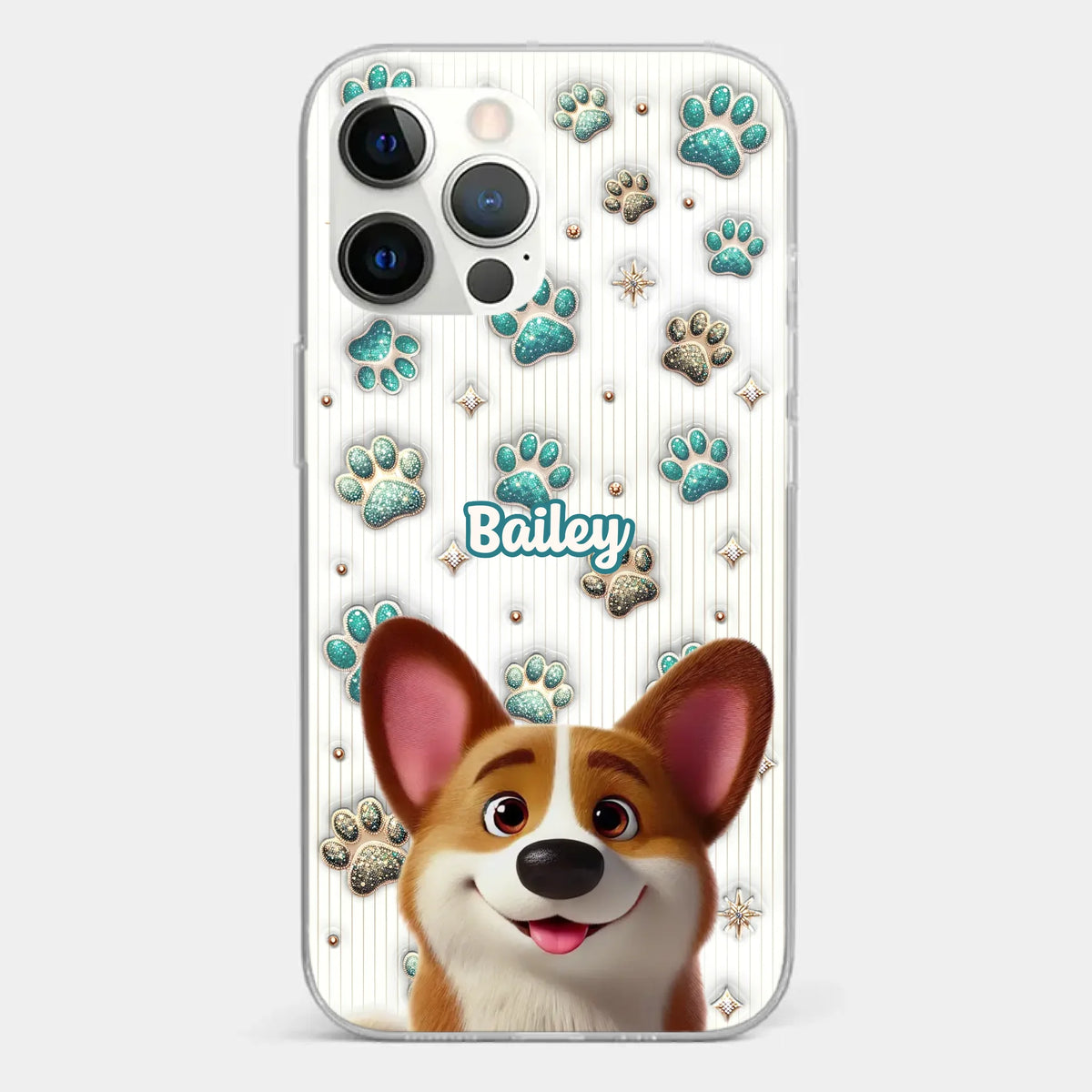 Where There’s A Dog, There’s A Way - Dog Personalized Custom 3D Inflated Effect Printed Clear Phone Case - Gift For Pet Owners, Pet Lover