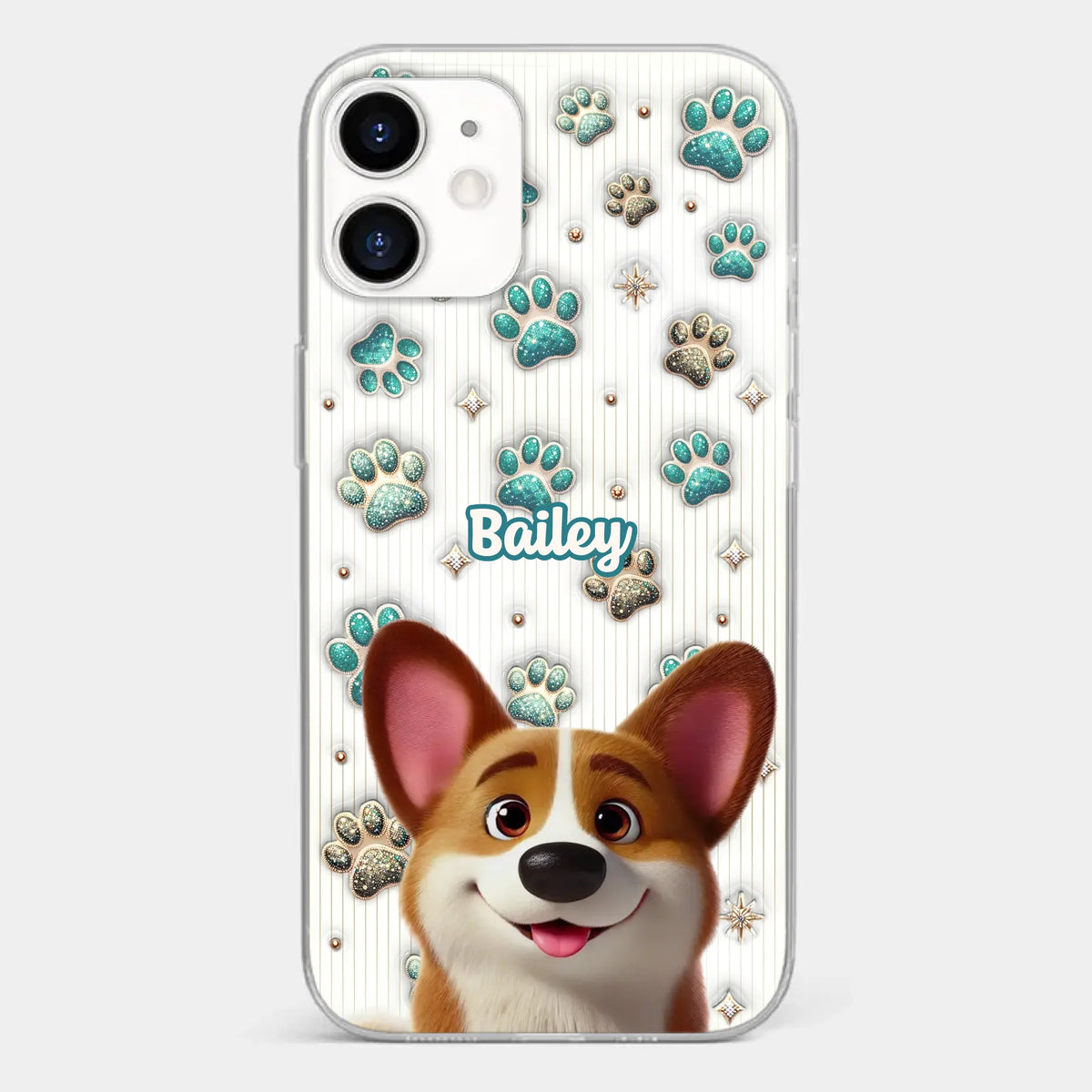 Where There’s A Dog, There’s A Way - Dog Personalized Custom 3D Inflated Effect Printed Clear Phone Case - Gift For Pet Owners, Pet Lover