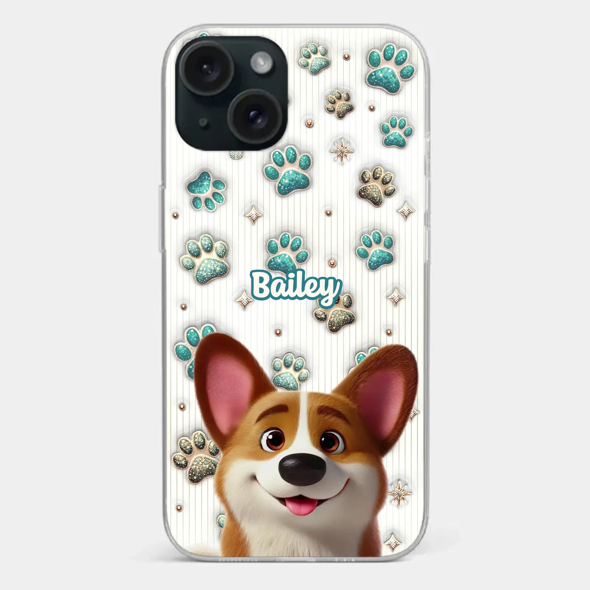 Where There’s A Dog, There’s A Way - Dog Personalized Custom 3D Inflated Effect Printed Clear Phone Case - Gift For Pet Owners, Pet Lover