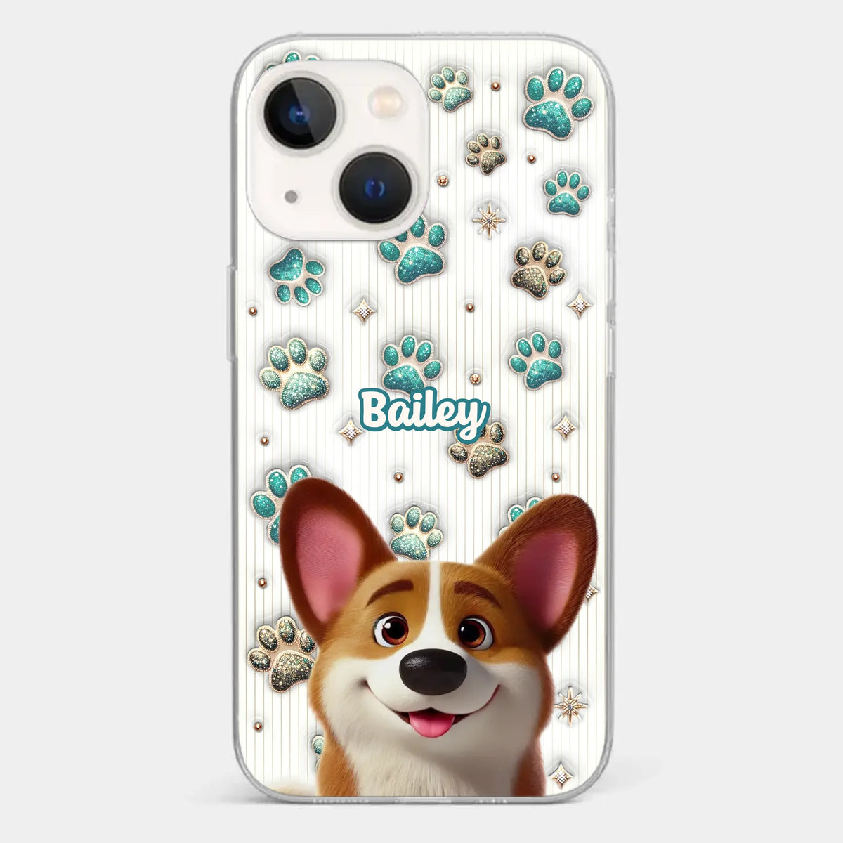 Where There’s A Dog, There’s A Way - Dog Personalized Custom 3D Inflated Effect Printed Clear Phone Case - Gift For Pet Owners, Pet Lover