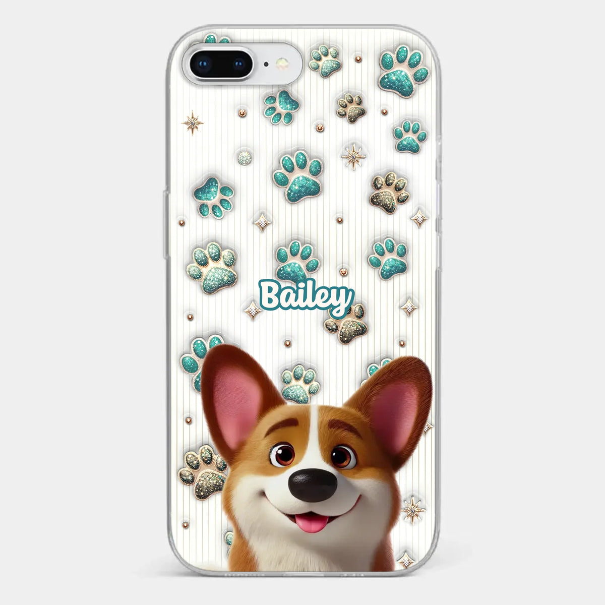 Where There’s A Dog, There’s A Way - Dog Personalized Custom 3D Inflated Effect Printed Clear Phone Case - Gift For Pet Owners, Pet Lover