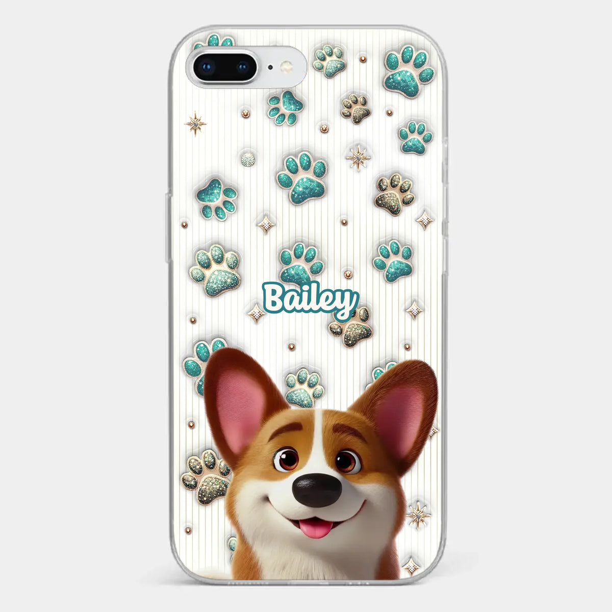 Where There’s A Dog, There’s A Way - Dog Personalized Custom 3D Inflated Effect Printed Clear Phone Case - Gift For Pet Owners, Pet Lover