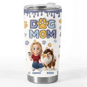 My Dog, My Best Friend - Dog Personalized Custom 3D Inflated Effect Printed Tumbler - Gift For Pet Owners, Pet Lovers