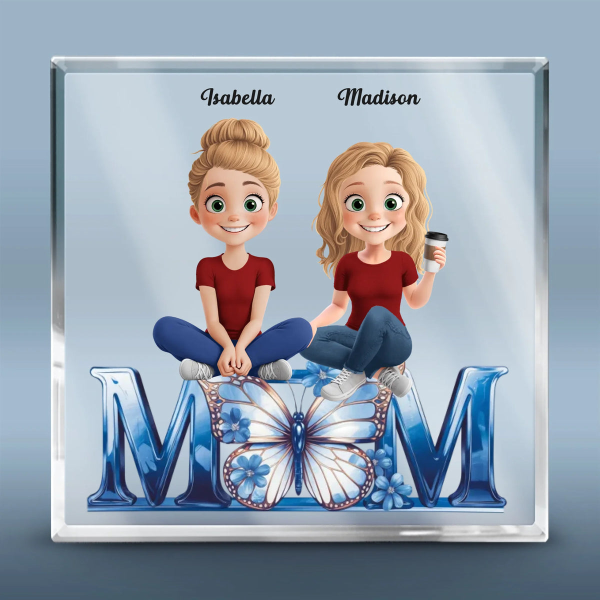 The Only Thing Better Than Being Your Mother - Family Personalized Custom Square Shaped Acrylic Plaque - Mother's Day, Gift For Mom, Daughter