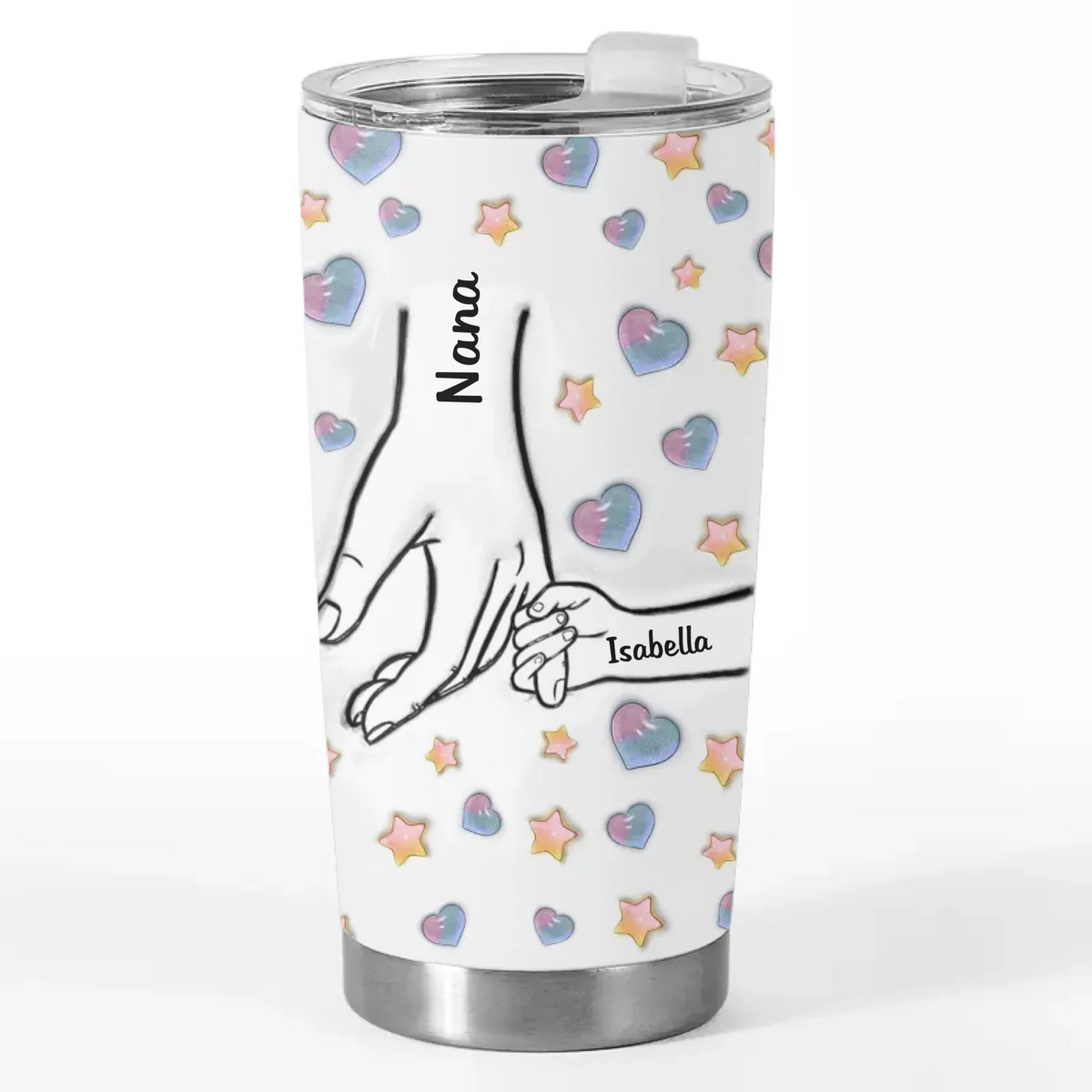 Together Always, No Matter What - Family Personalized Custom 3D Inflated Effect Printed Tumbler - Mother's Day, Gift For Mom, Grandma