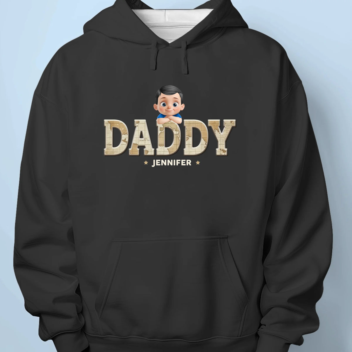 Proud To Be Dad’s Kid - Family Personalized Custom Unisex T-shirt, Premium T-shirt, Hoodie - Father's Day, Gift For Dad, Grandpa