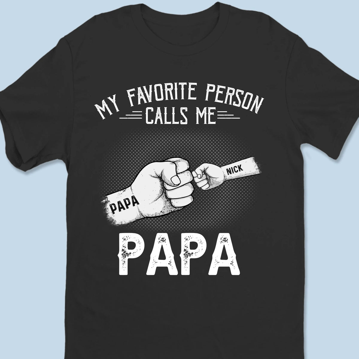 A Dad Like No Other - Family Personalized Custom Unisex T-shirt, Premium T-shirt, Hoodie - Father's Day, Gift For Dad, Grandpa