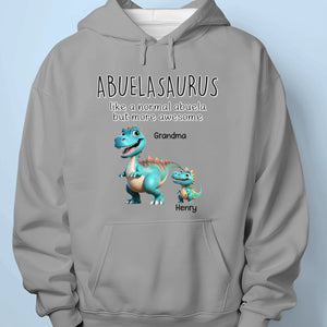 Roaring With Love & Awesomeness -  Family Personalized Custom Unisex T-shirt, Premium T-shirt, Hoodie - Mother's Day Gift For Mom, Grandma