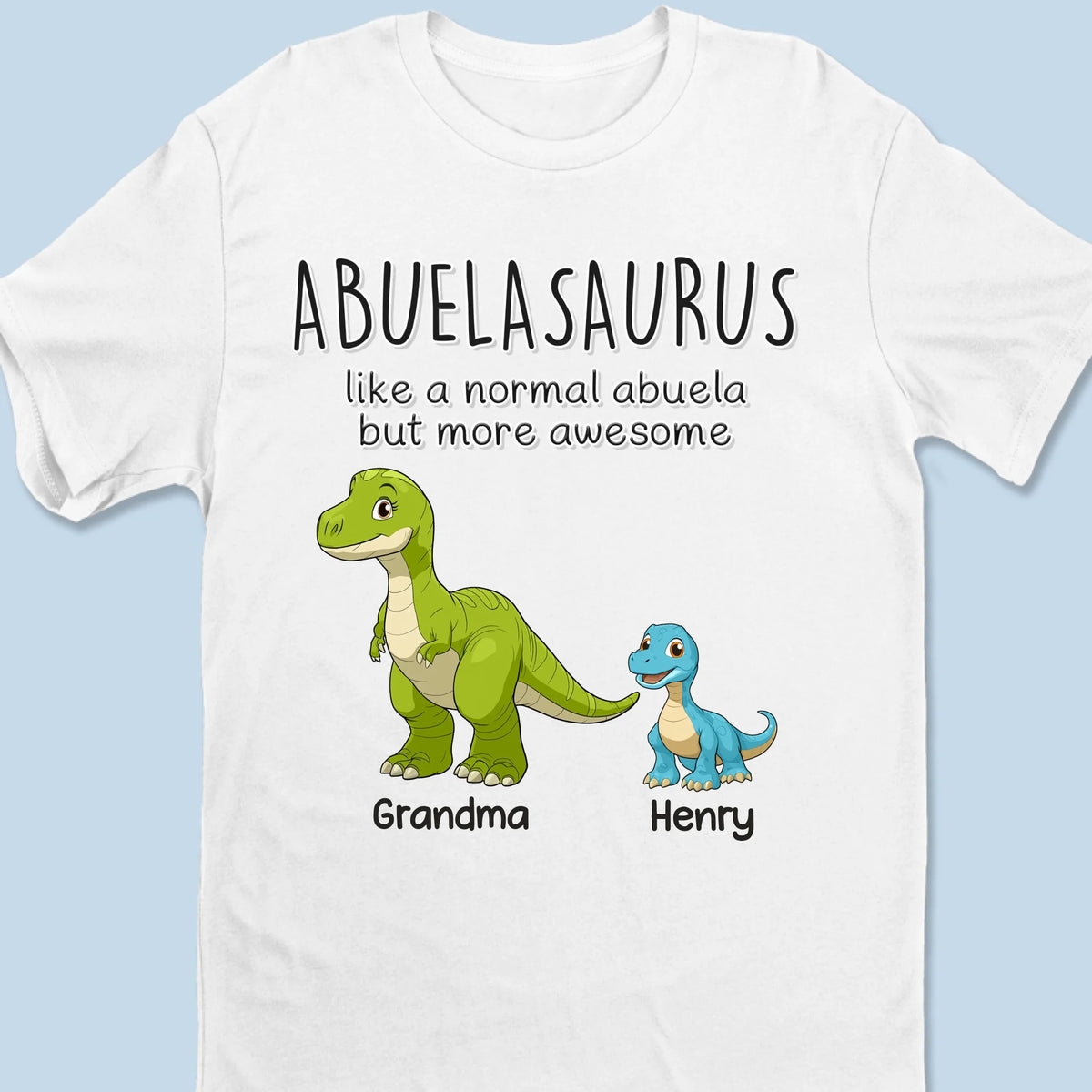 Raising Tiny Dinosaurs With Love -  Family Personalized Custom Unisex T-shirt, Premium T-shirt, Hoodie - Mother's Day Gift For Mom, Grandma