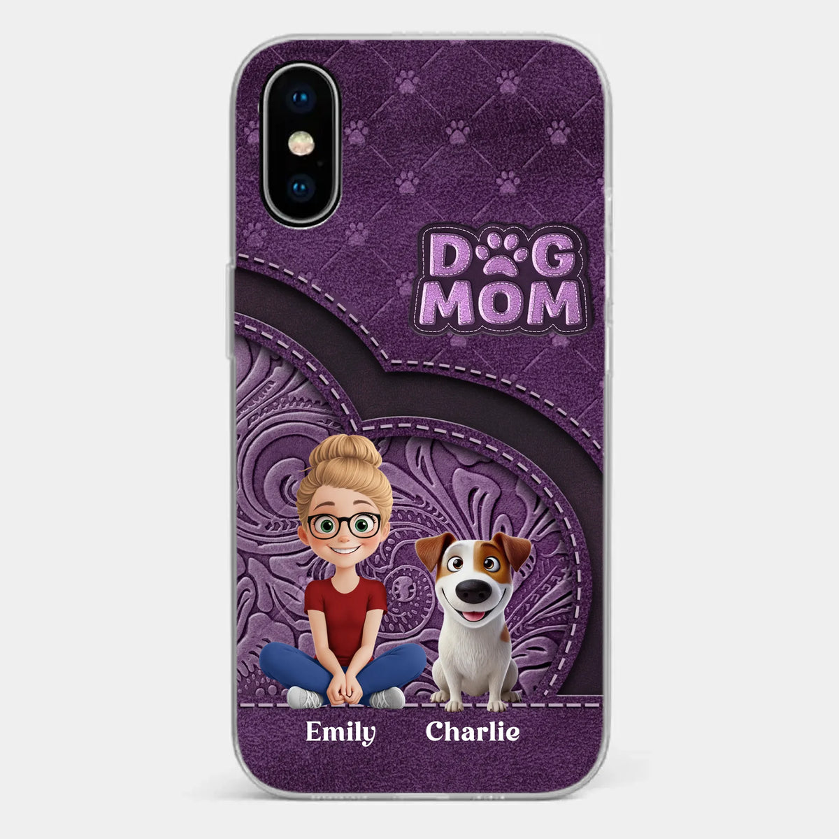 Love, Your Loyal Snack Beggars - Dog Personalized Custom Clear Phone Case - Gift For Pet Owners, Pet Lovers