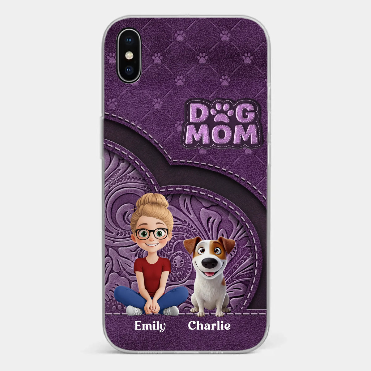 Love, Your Loyal Snack Beggars - Dog Personalized Custom Clear Phone Case - Gift For Pet Owners, Pet Lovers