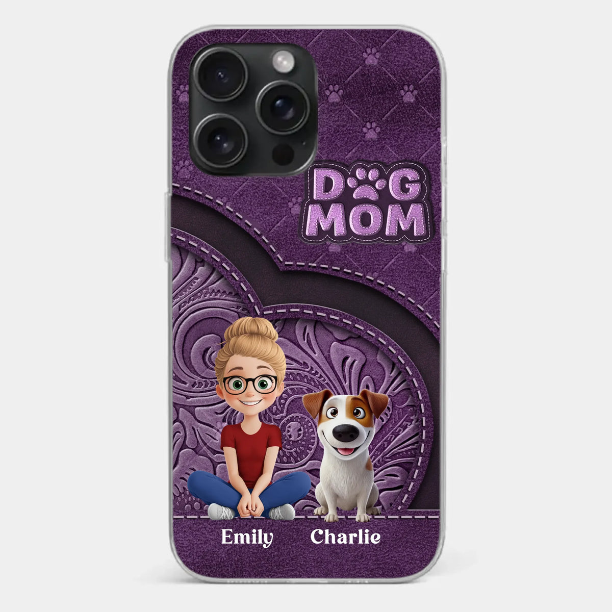 Love, Your Loyal Snack Beggars - Dog Personalized Custom Clear Phone Case - Gift For Pet Owners, Pet Lovers