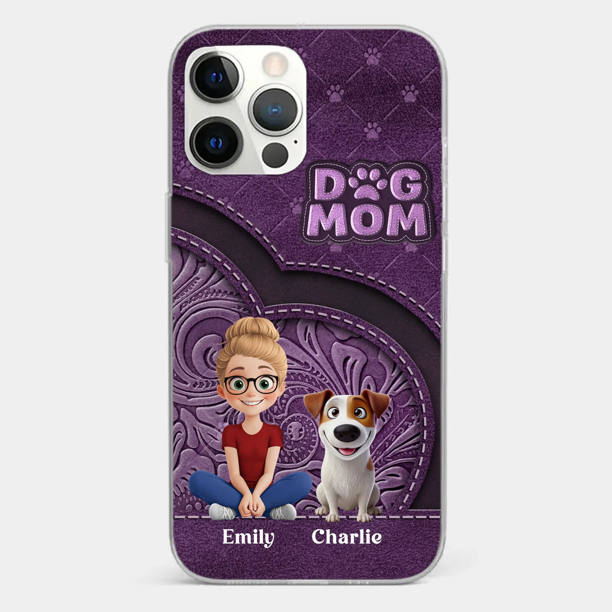 Love, Your Loyal Snack Beggars - Dog Personalized Custom Clear Phone Case - Gift For Pet Owners, Pet Lovers