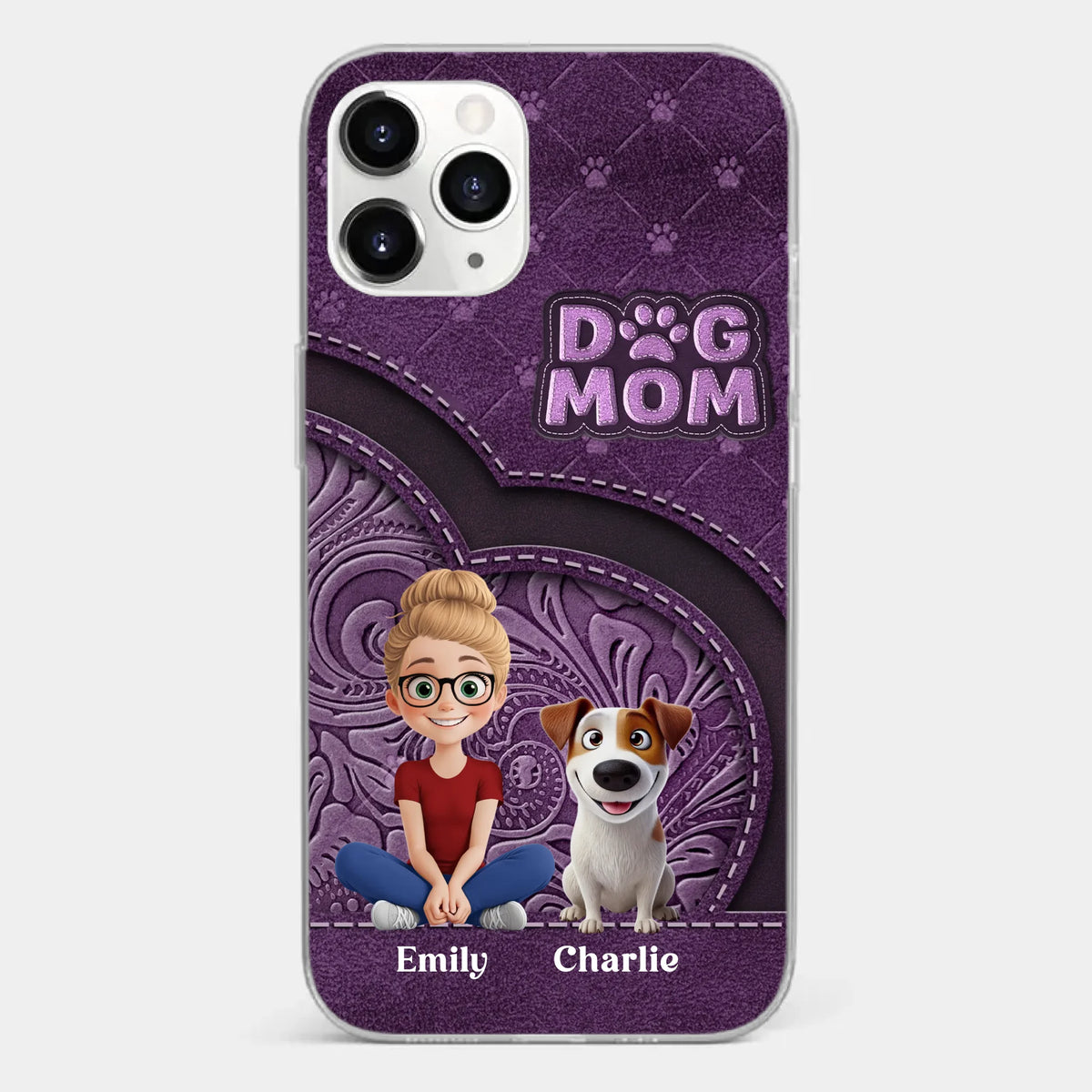 Love, Your Loyal Snack Beggars - Dog Personalized Custom Clear Phone Case - Gift For Pet Owners, Pet Lovers