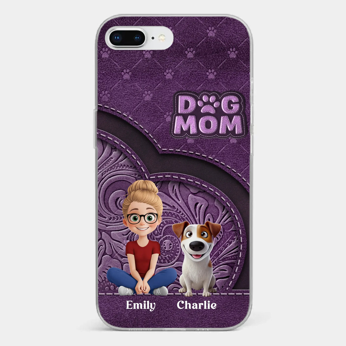 Love, Your Loyal Snack Beggars - Dog Personalized Custom Clear Phone Case - Gift For Pet Owners, Pet Lovers