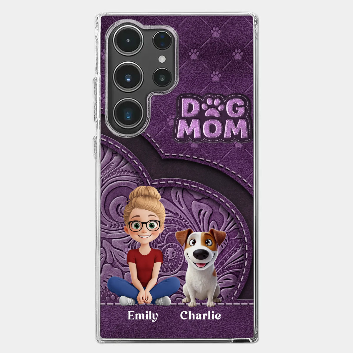 Love, Your Loyal Snack Beggars - Dog Personalized Custom Clear Phone Case - Gift For Pet Owners, Pet Lovers