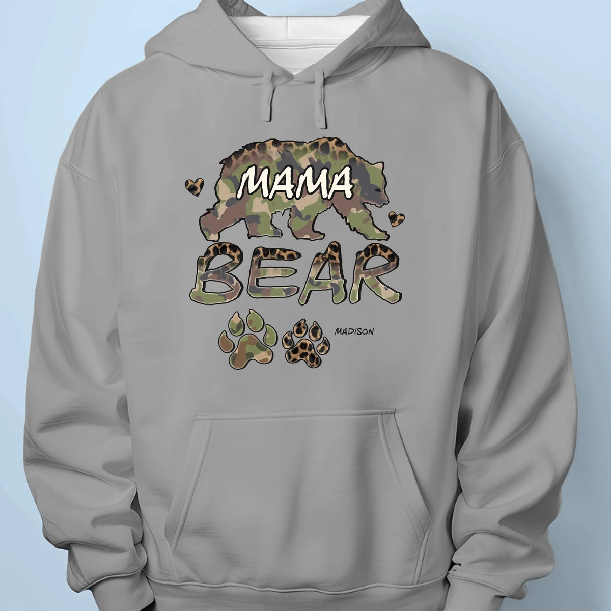 Wild, Strong, And Mama Bear Tough -  Family Personalized Custom Unisex T-shirt, Premium T-shirt, Hoodie - Mother's Day, Gift For Mom, Grandma