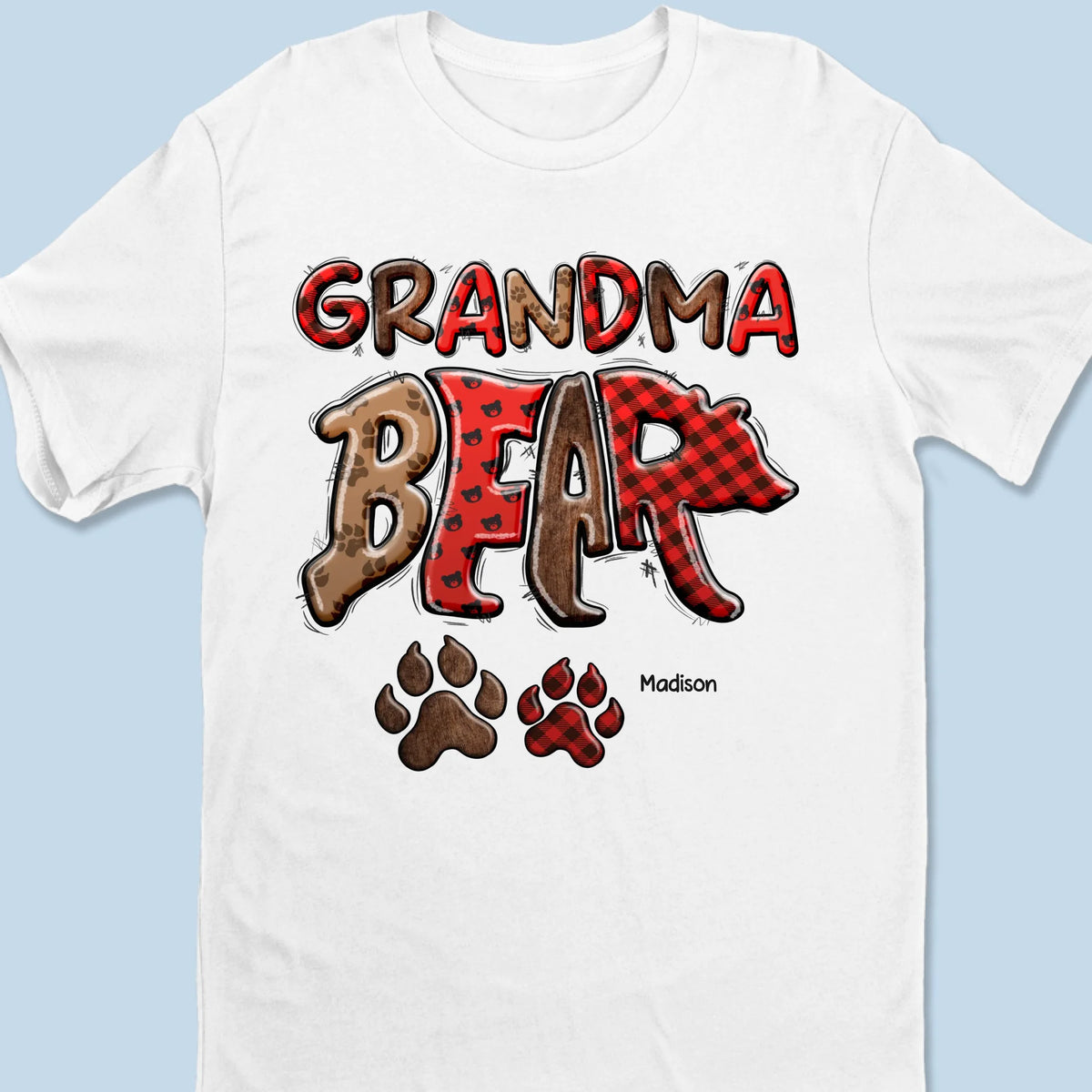 Born To Be Wild, Raised With Love -  Family Personalized Custom Unisex T-shirt, Premium T-shirt, Hoodie - Mother's Day, Gift For Mom, Grandma