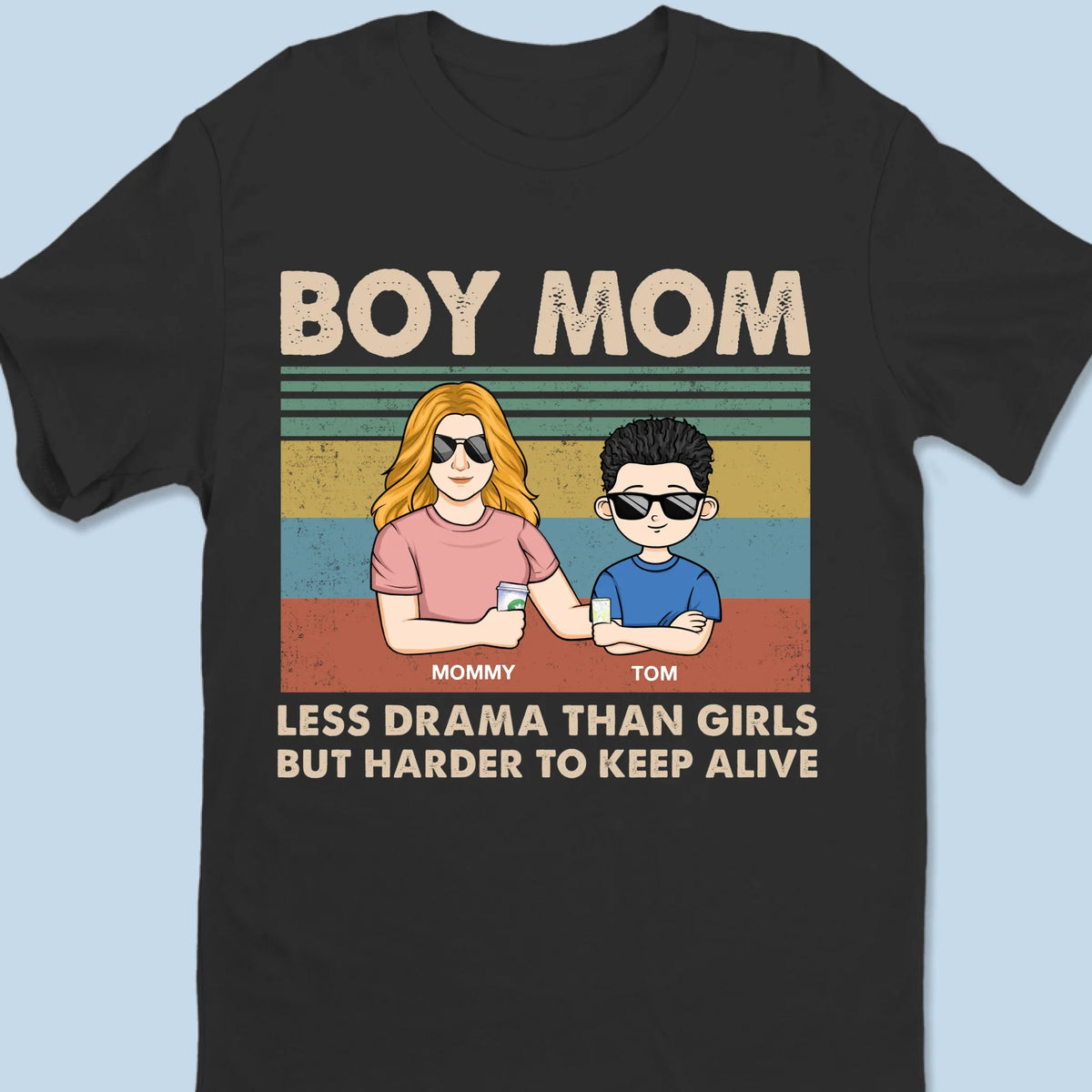 Chaos Coordinator - Family Personalized Custom Unisex T-shirt, Premium T-shirt, Hoodie - Mother's Day, Gift For Mom