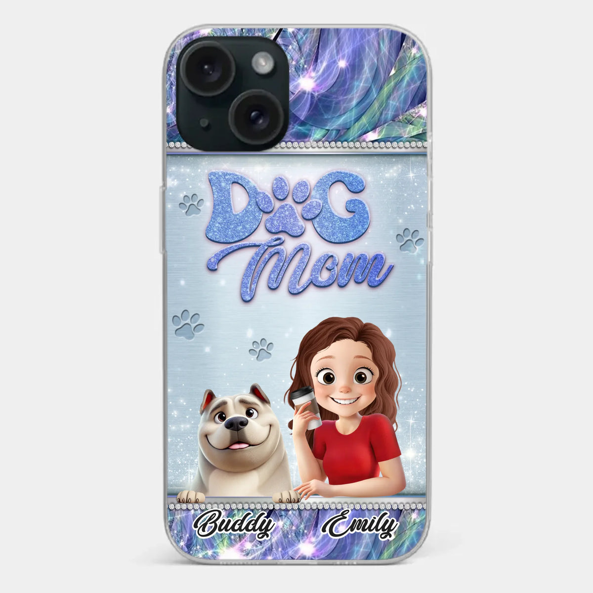 Forever My Best Friend - Dog Personalized Custom Clear Phone Case - Gift For Pet Owners, Pet Lovers