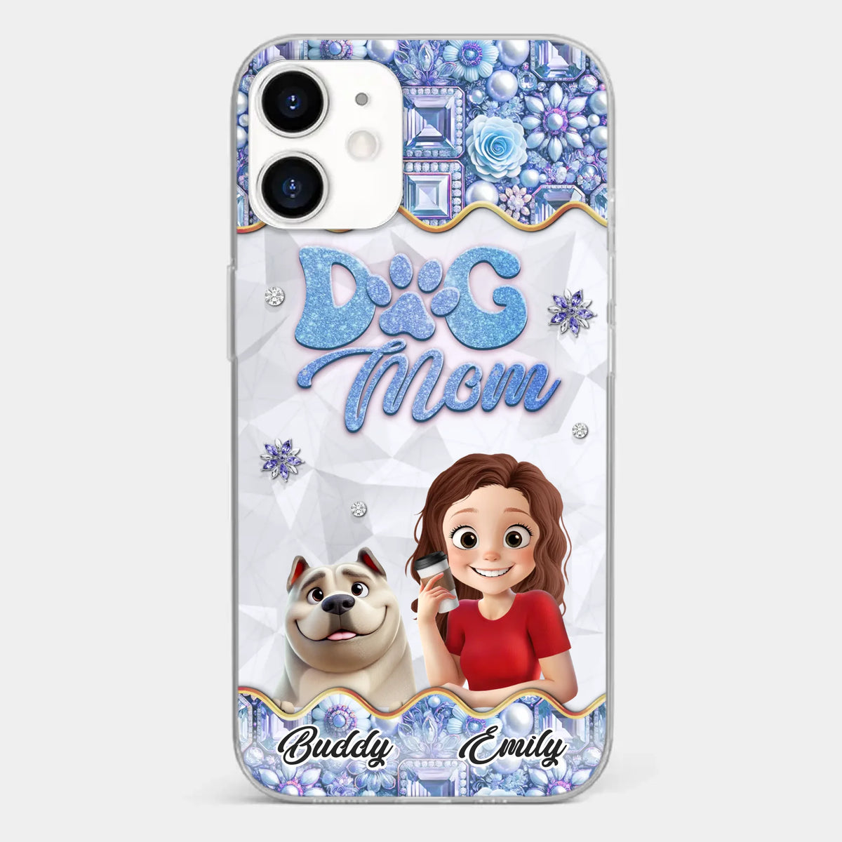 My Dog, My Family - Dog Personalized Custom Clear Phone Case - Gift For Pet Owners, Pet Lovers