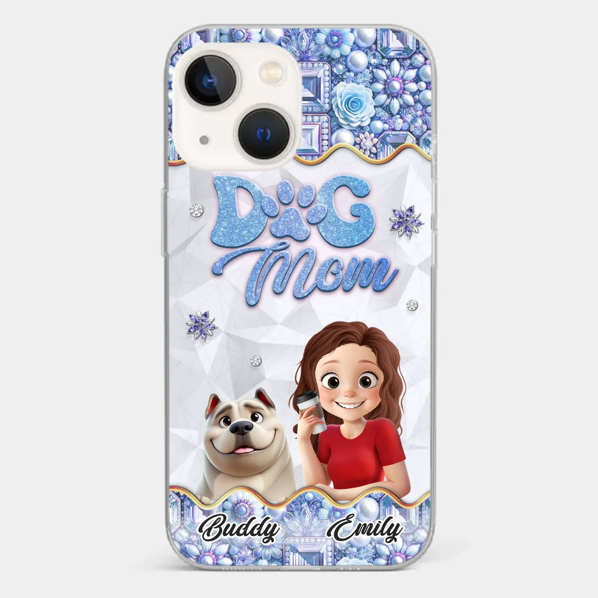 My Dog, My Family - Dog Personalized Custom Clear Phone Case - Gift For Pet Owners, Pet Lovers