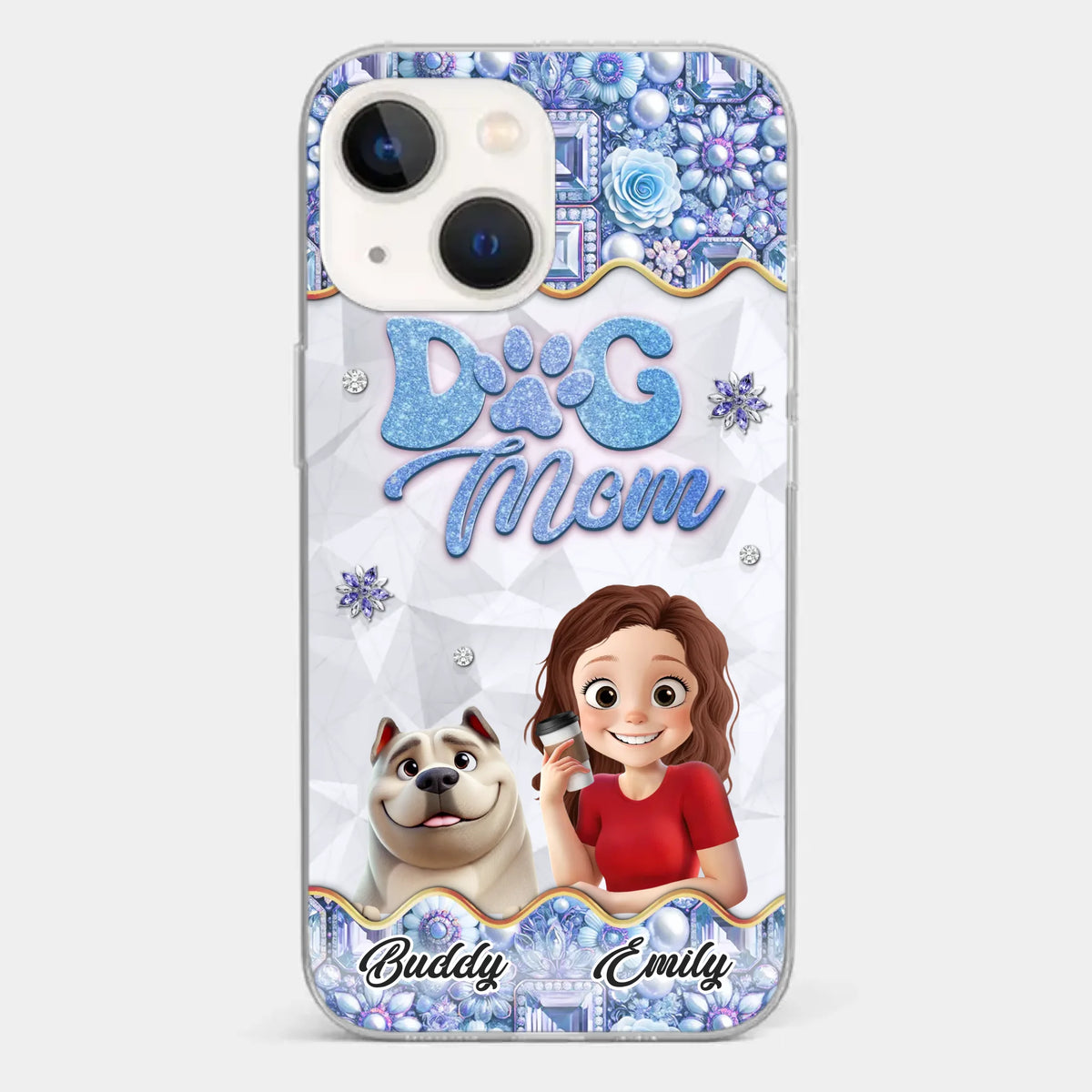 My Dog, My Family - Dog Personalized Custom Clear Phone Case - Gift For Pet Owners, Pet Lovers