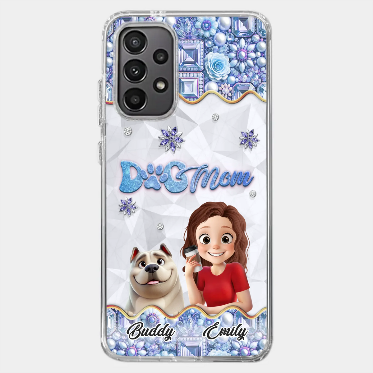 My Dog, My Family - Dog Personalized Custom Clear Phone Case - Gift For Pet Owners, Pet Lovers