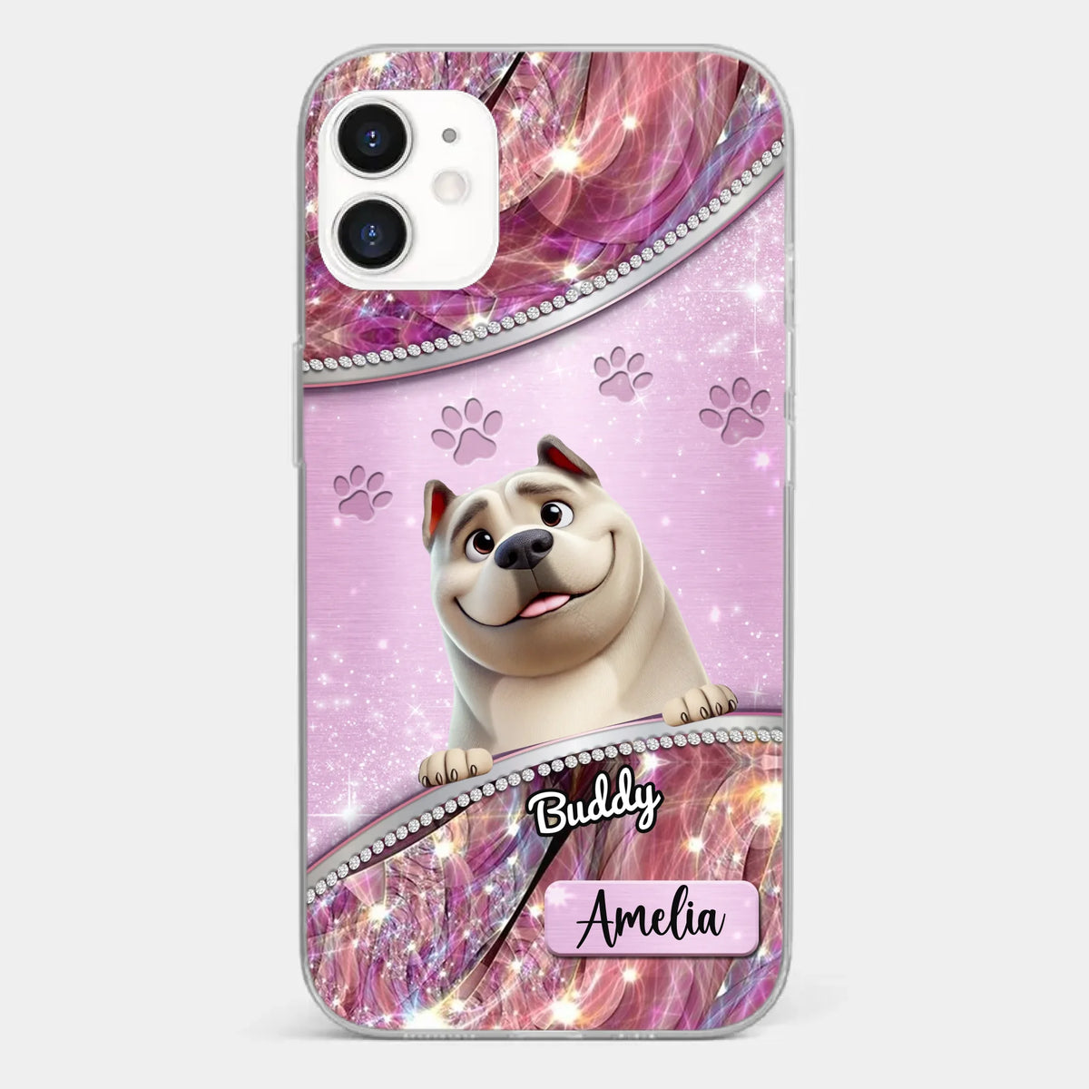 Dog Mom’s Favorite Companion - Dog Personalized Custom Clear Phone Case - Gift For Pet Owners, Pet Lovers