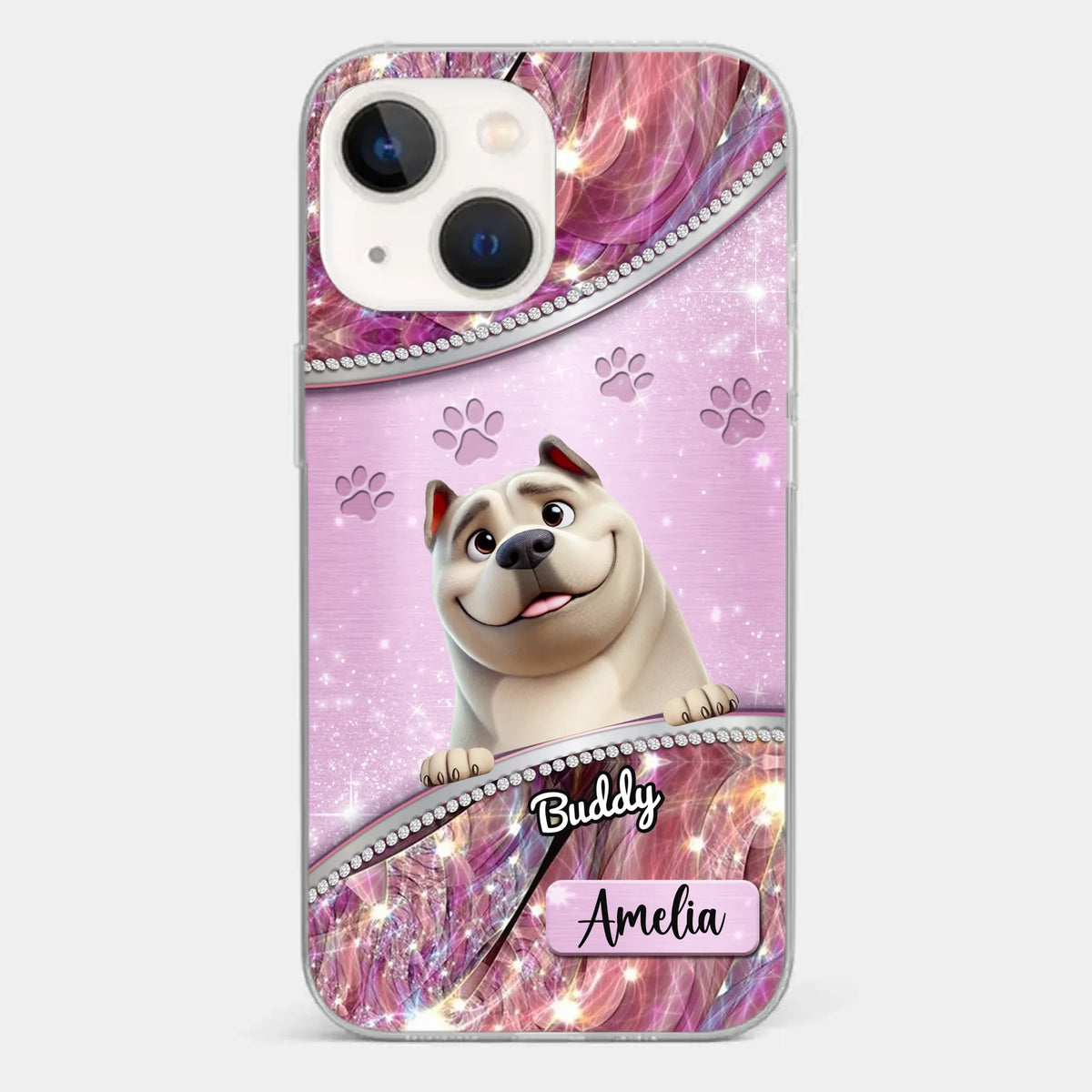 Dog Mom’s Favorite Companion - Dog Personalized Custom Clear Phone Case - Gift For Pet Owners, Pet Lovers