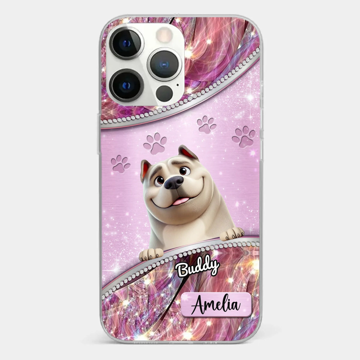 Dog Mom’s Favorite Companion - Dog Personalized Custom Clear Phone Case - Gift For Pet Owners, Pet Lovers