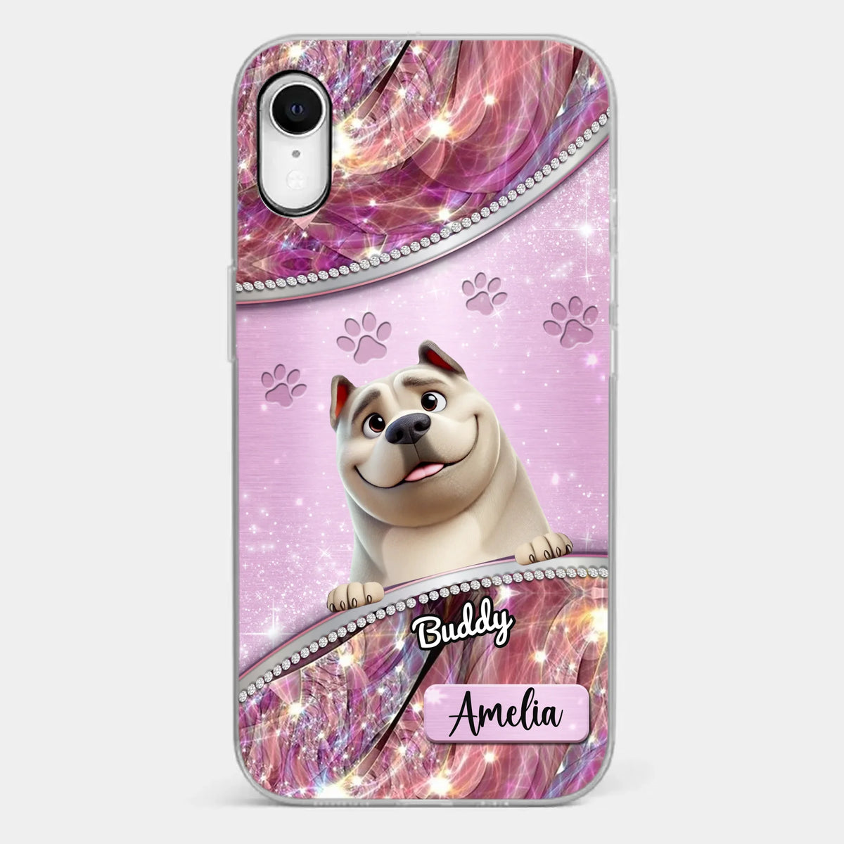 Dog Mom’s Favorite Companion - Dog Personalized Custom Clear Phone Case - Gift For Pet Owners, Pet Lovers