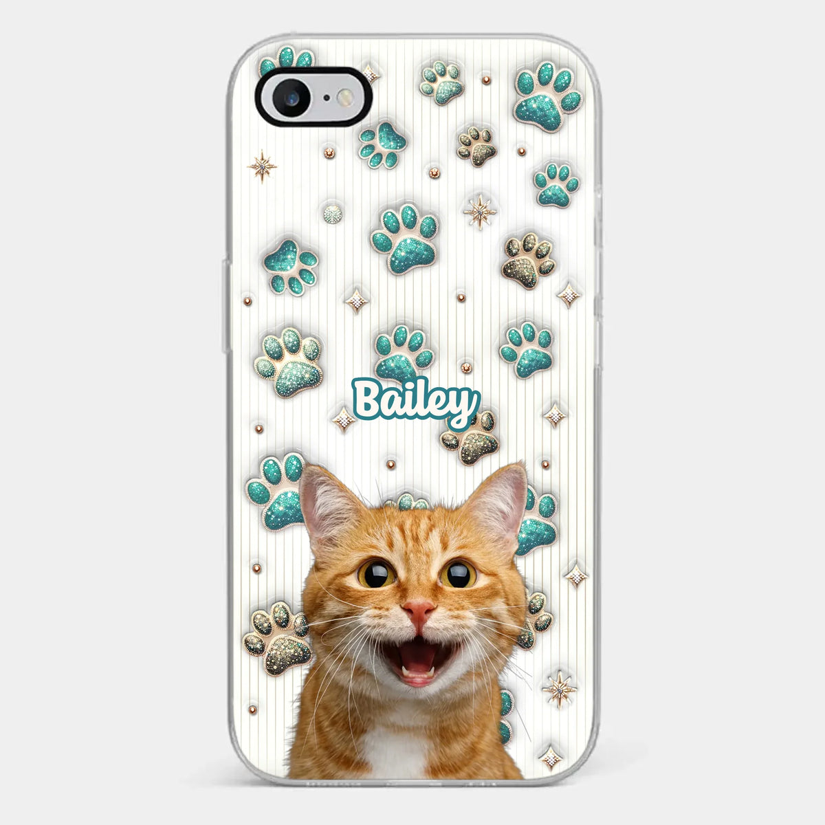 Custom Photo Cuteness Overload In Every Call - Dog & Cat Personalized Custom 3D Inflated Effect Printed Clear Phone Case - Gift For Pet Owners, Pet Lover