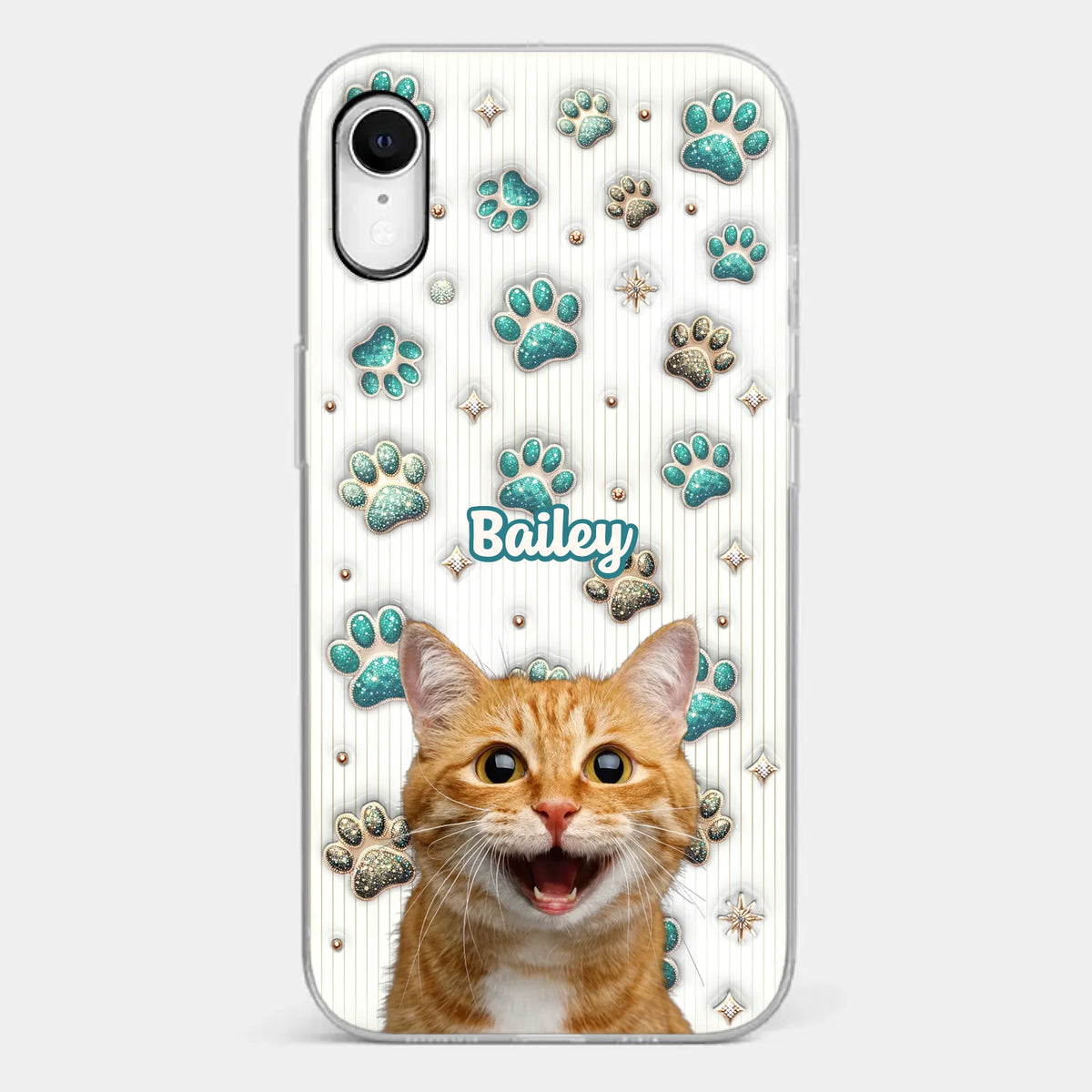 Custom Photo Cuteness Overload In Every Call - Dog & Cat Personalized Custom 3D Inflated Effect Printed Clear Phone Case - Gift For Pet Owners, Pet Lover
