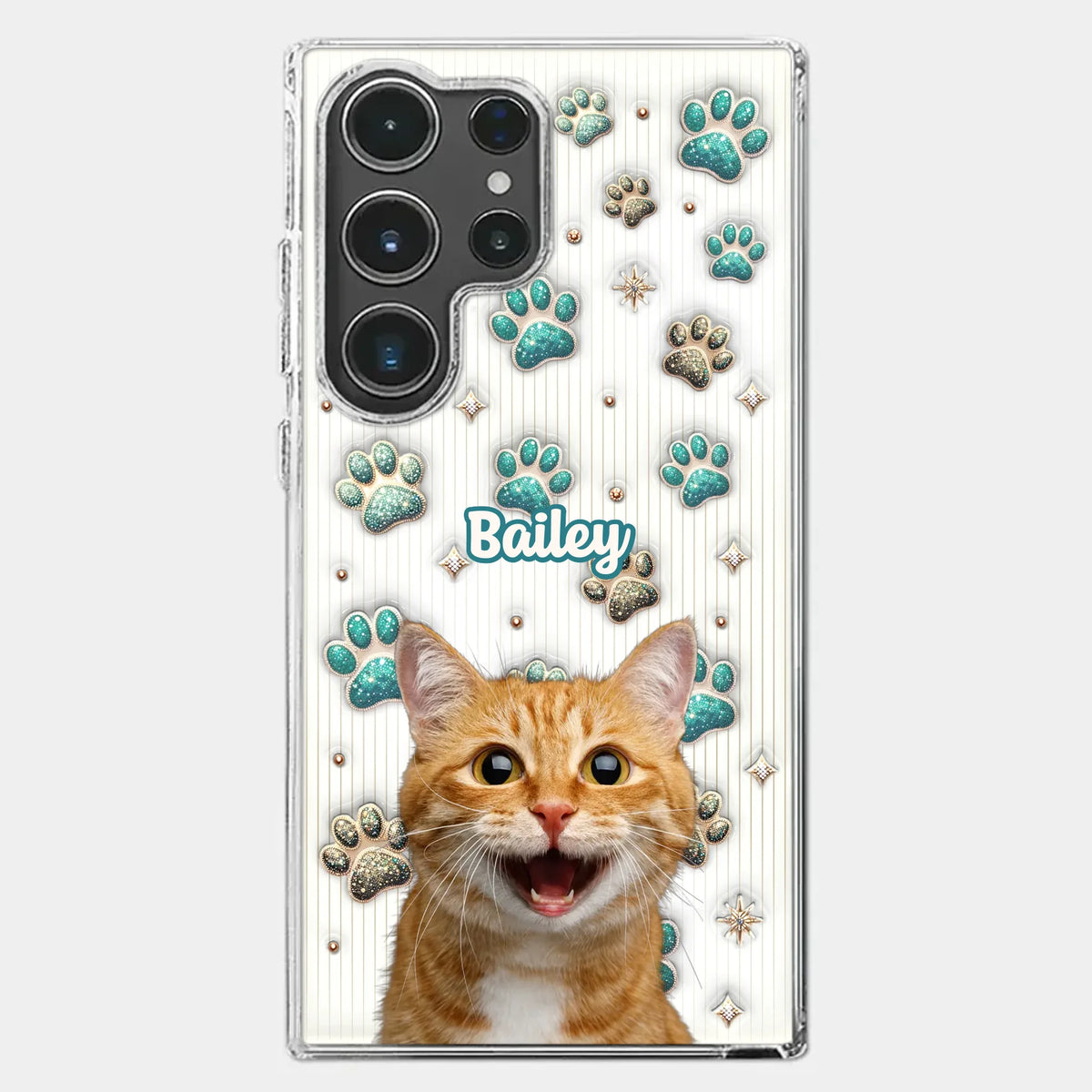 Custom Photo Cuteness Overload In Every Call - Dog & Cat Personalized Custom 3D Inflated Effect Printed Clear Phone Case - Gift For Pet Owners, Pet Lover