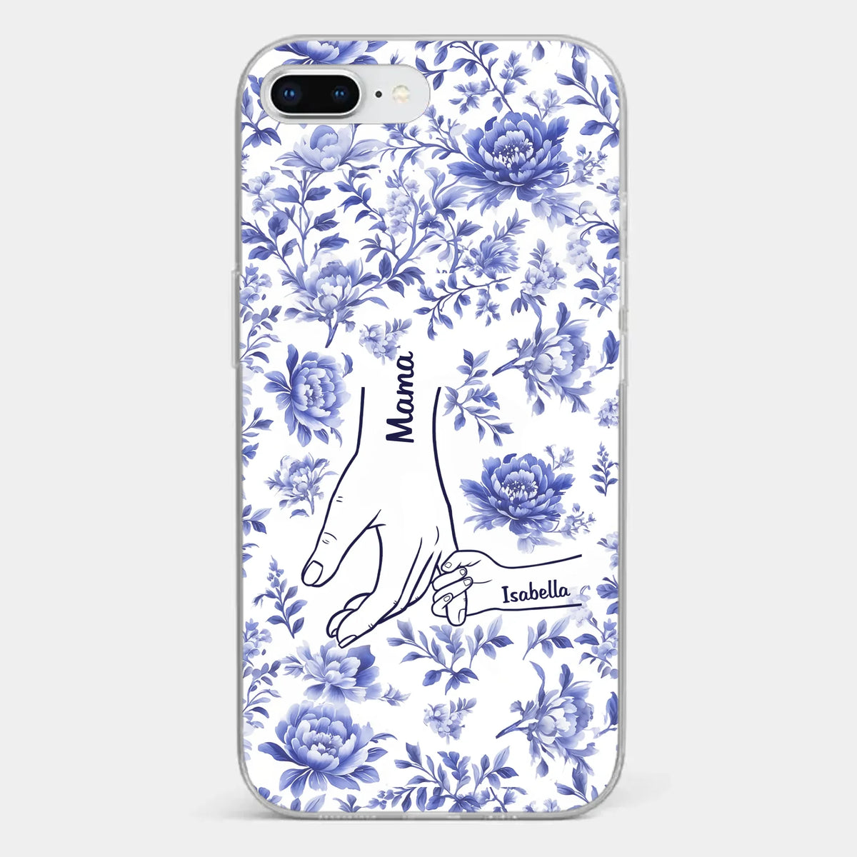 Love Grows In Every Moment - Family Personalized Custom Clear Phone Case - Mother's Day, Gift For Mom, Grandma